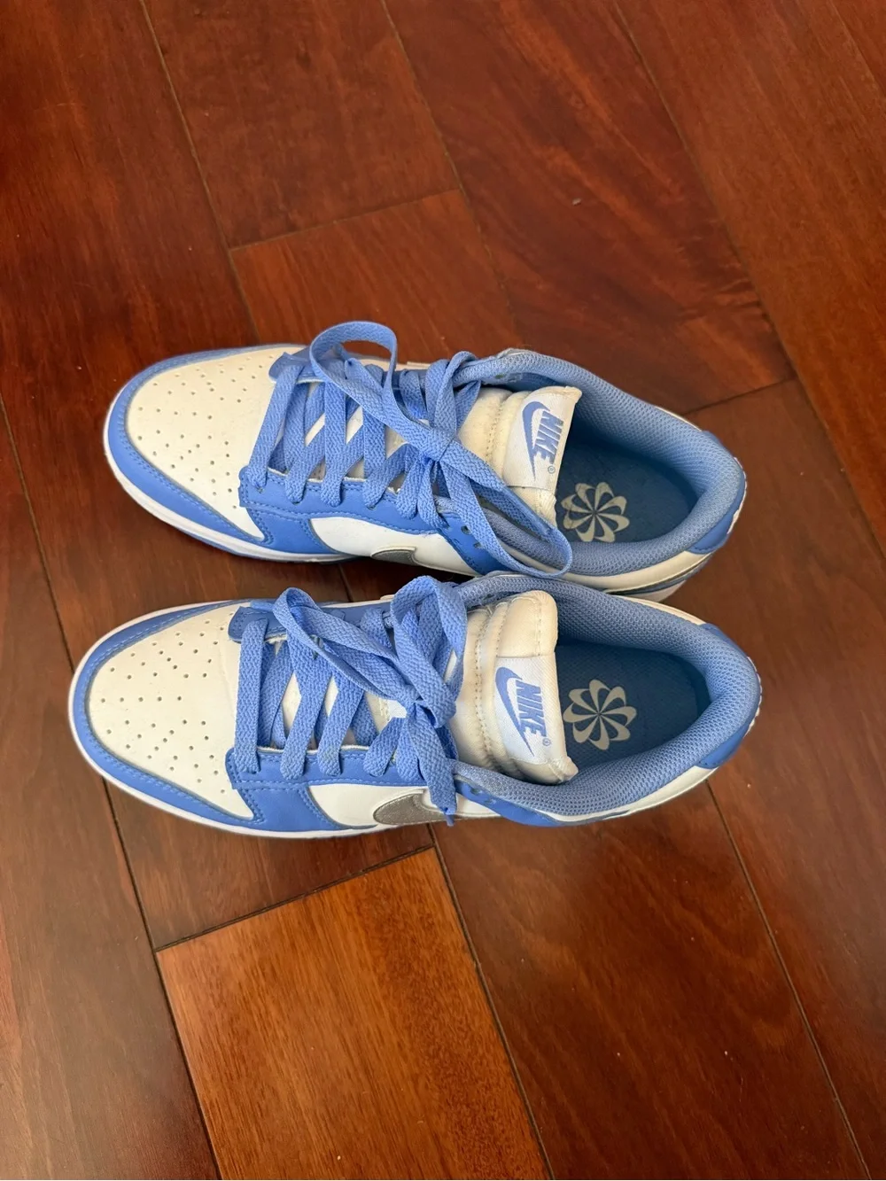 BARELY WORN Light Blue NIKE DUNKS